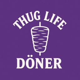 Thug Life Döner logo.